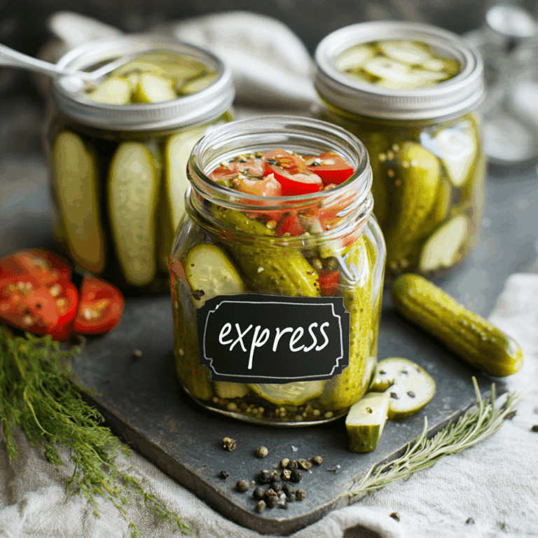 Banderillas de encurtidos “express”: un aperitivo rápido y lleno de sabor