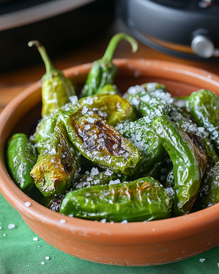 Pimientos de Padrón en Freidora de Aire: Mi Truco para que Queden como en el Bar (¡y sin limpiar la cocina!) 5 Pimientos de Padrón en Freidora de Aire (Listos en 5 Minutos y Sin Salpicaduras) - Recetas de Mamá Sofía