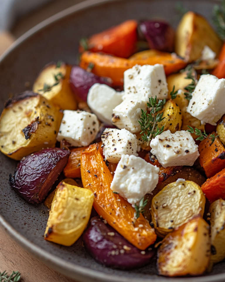 Mi Escalivada Favorita: El Toque Secreto que la Convierte en un Festín 2 Escalivada con Queso Feta (Un Plato Completo y Sorprendente) - Recetas de Mamá Sofía