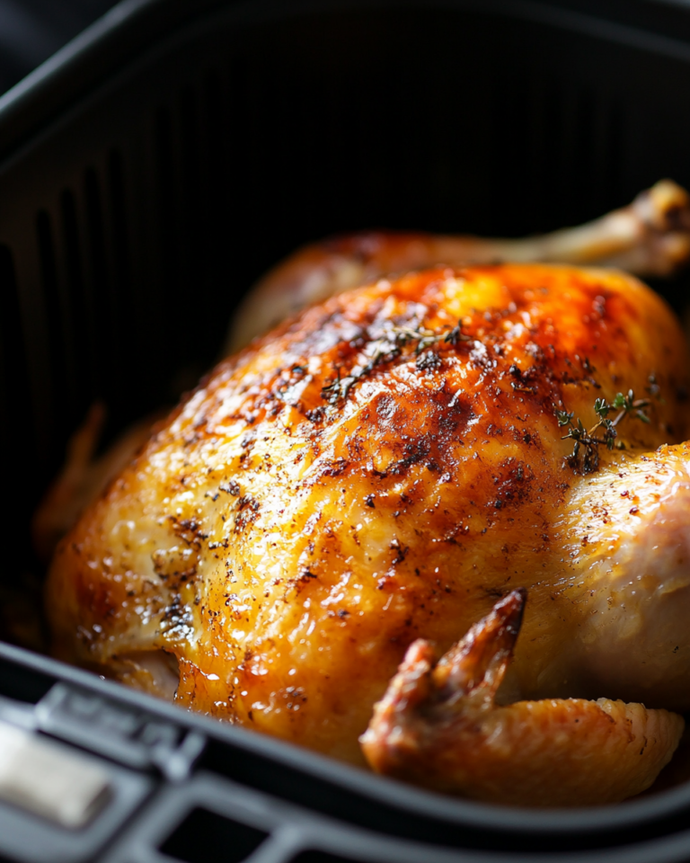 Pollo Asado en Freidora de Aire (Jugoso y Crujiente en Menos de 1 Hora) - Recetas de Mamá Sofía